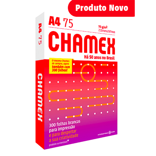 Papel Sulfite A4 Branco 210x297mm 75g Cx 2500 Fls Chamex Comprou Chegou Brasil 9506